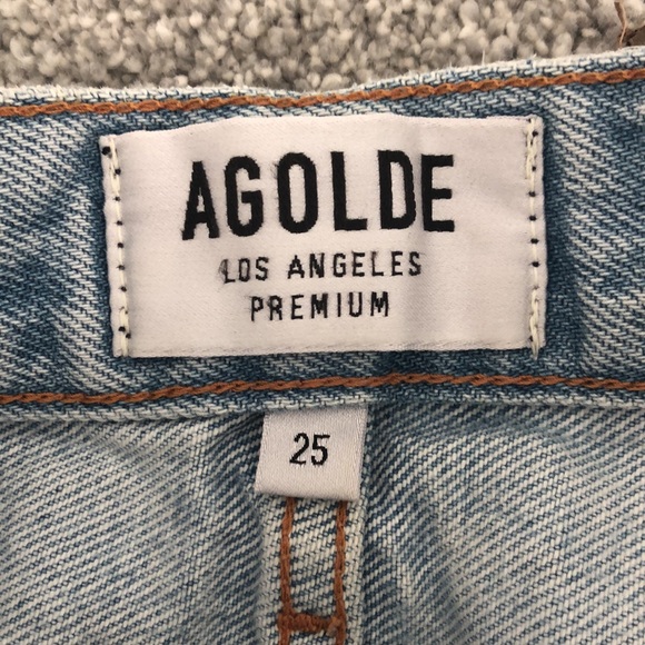 AGOLDE Parker Distressed Denim Shorts - Picture 4 of 6